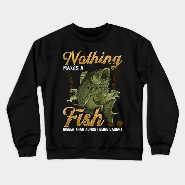 Funny Deep Sea Fishing Saltwater Fishing Gifts Fisherman Crewneck Sweatshirt by Proficient Tees